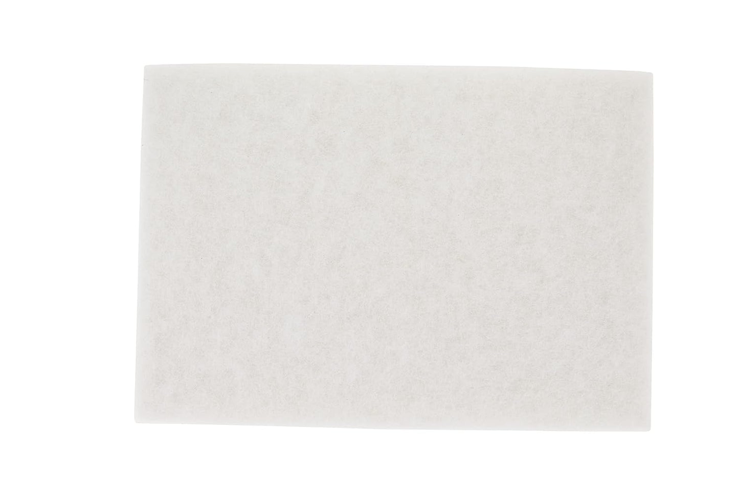 3M White Super Polish Floor Pad 4100, 12" x 18", 20/Case, Polish Wood Floors, Spray Cleaning or Dry Buffing Soft Finishes