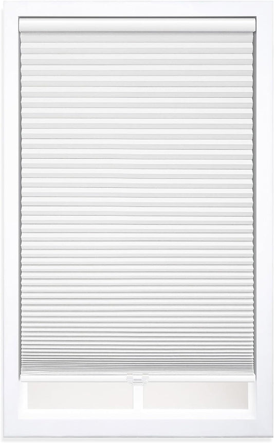 Perfect Lift Window Treatment Cut-to-Width White Cordless Blackout Polyester 9/16 in. Cellular Shade 41 in. W X 64 in. L