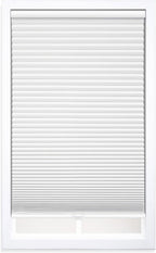 DEZ FURNISHINGS Cordless 1.5’’ Blackout Cellular Shade 36.5’’W x 48’’H White - *Furniture & Organization