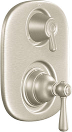 Moen Kingsley Brushed Nickel Moentrol Shower Valve with 3-Function Integrated Diverter Valve Trim Valve Required