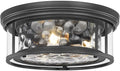 Z-Lite Clarion 16 Inch 3 Light Flush Mount Clarion - 493F3-MB - Transitional