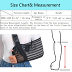 Black Arm Sling for Broken Arm Torn Rotator Cuff Shoulder Elbow Wrist Injury Mesh Adults Support Brace for Men