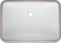 PROFLO PF2114UA Norris 22-13/16’’ Rectangular Vitreous China Undermount Bathroom Sink with Overflow - White - *Plumbing