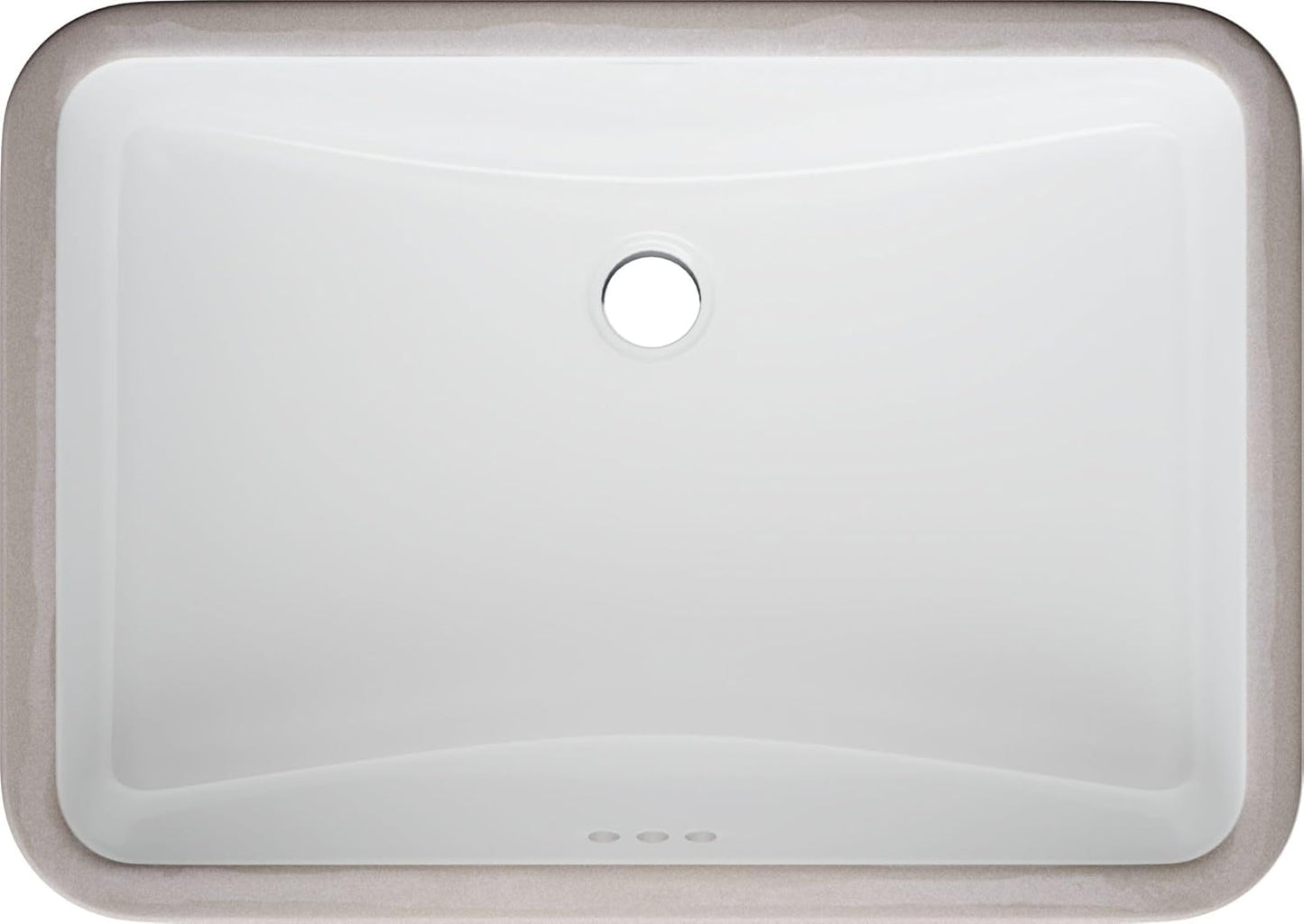 PROFLO PF2114UA Norris 22-13/16" Rectangular Vitreous China Undermount Bathroom Sink with Overflow - White