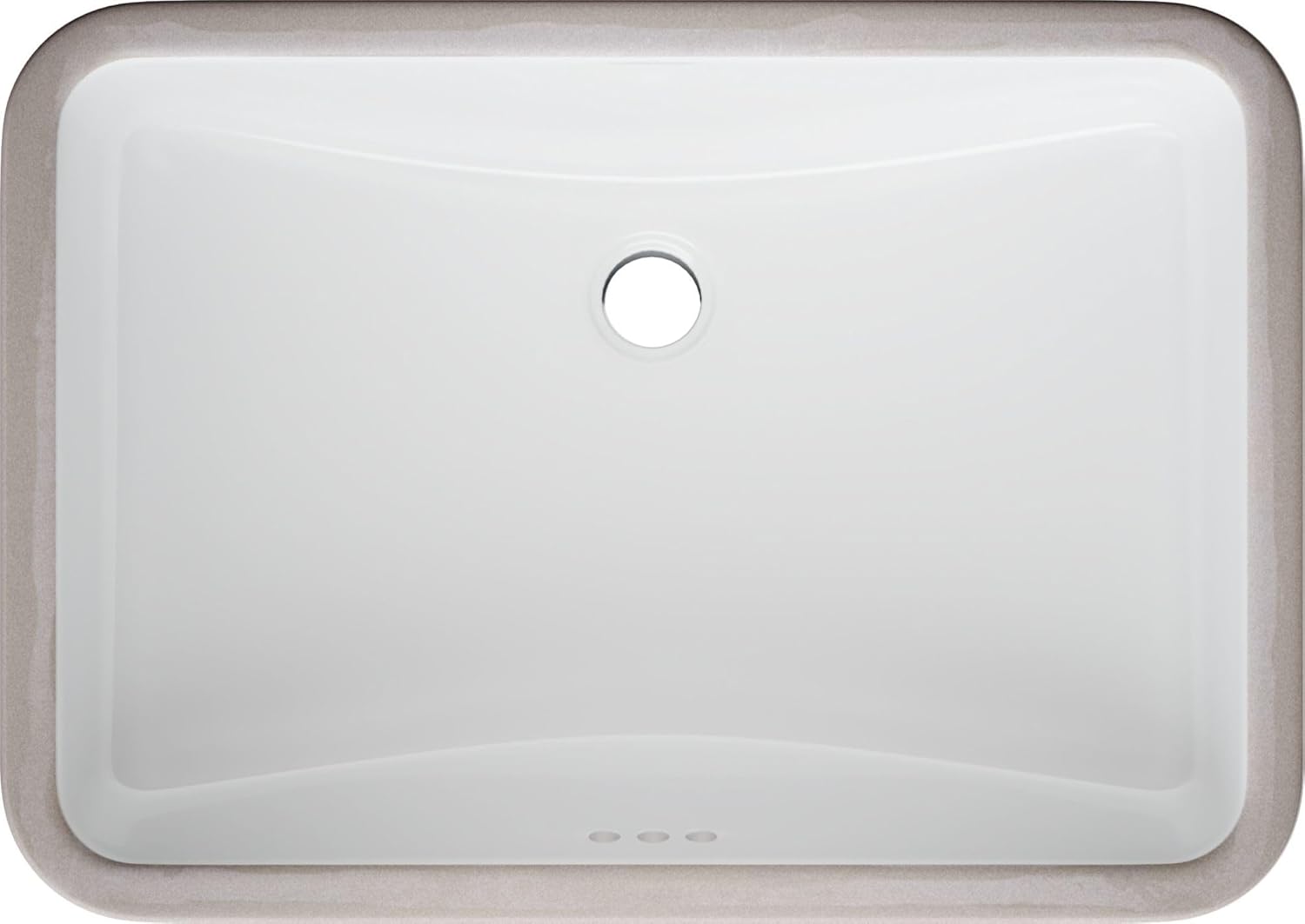 PROFLO PF2114UA Norris 22-13/16’’ Rectangular Vitreous China Undermount Bathroom Sink with Overflow - White - *Plumbing
