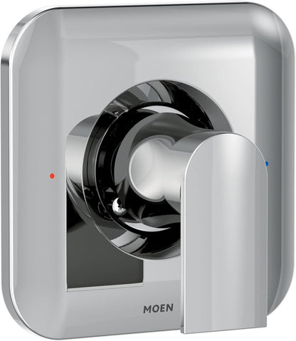 Moen Genta LX Chrome 1-Handle Posi-Temp Pressure Balancing Modern Valve Trim Kit, Valve Required, T2471
