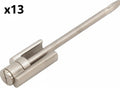 13 x DoorSaver II Residential Hinge Pin Door Stop Satin Nickel - *Tools Hardware & Misc