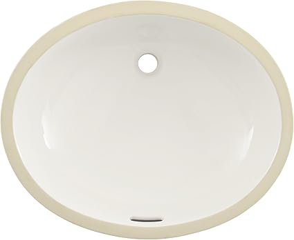 TOTO Lt587#01 19"X15" Undercounter Lavatory, Cotton White Undercounter Mount