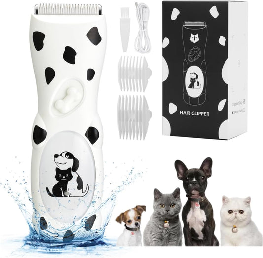 Low Noise Cordless Dog Trimmer Clipper Pet Grooming Kit for Matted Hair Professional Dog Razor for Small and Medium Animals