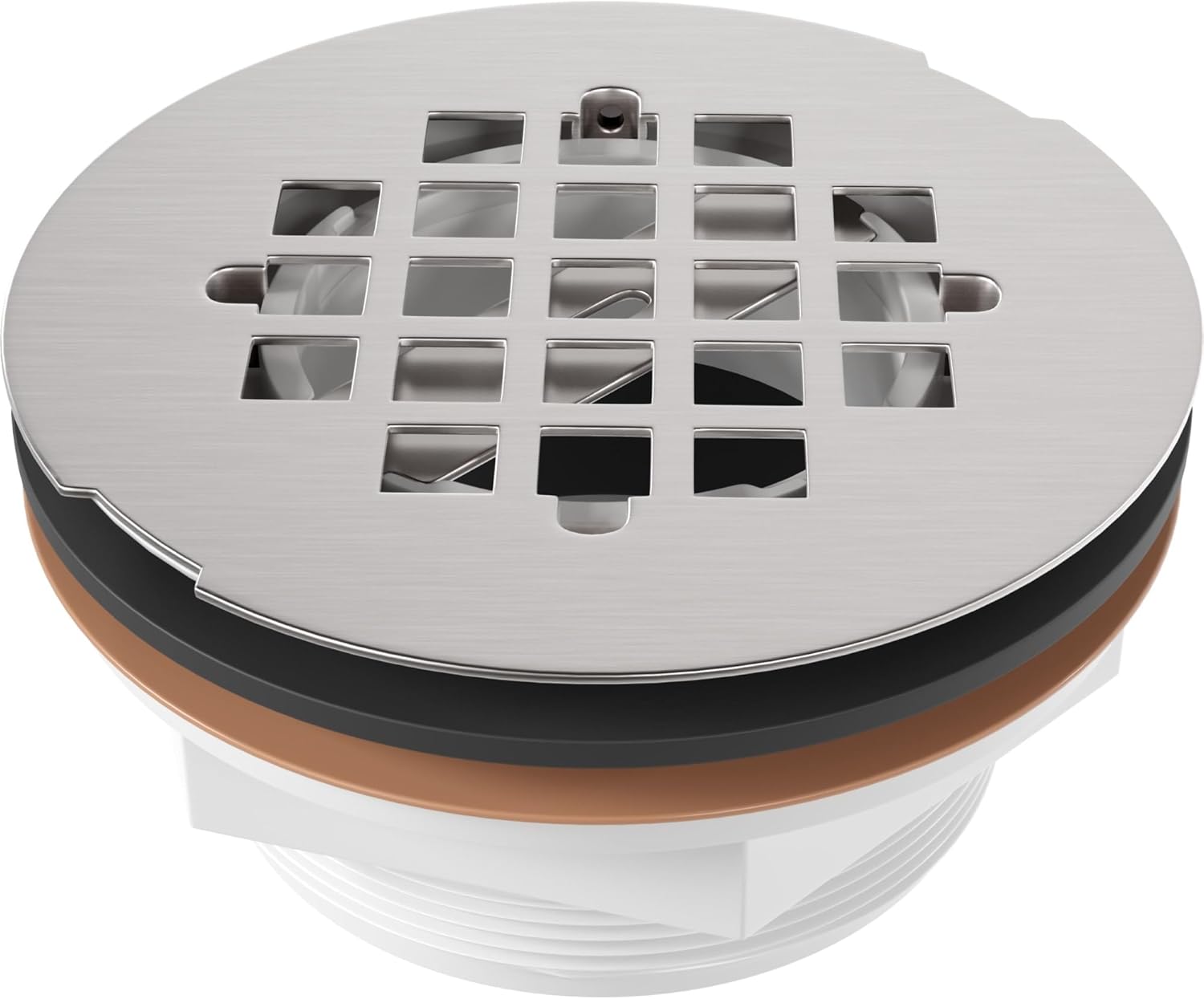 PROFLO PF101PNC 2" No-Caulk Shower Drain - Stainless Steel