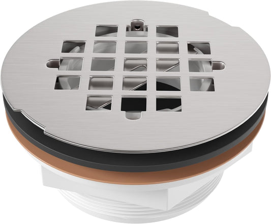 PROFLO PF101PNC 2" No-Caulk Shower Drain - Stainless Steel