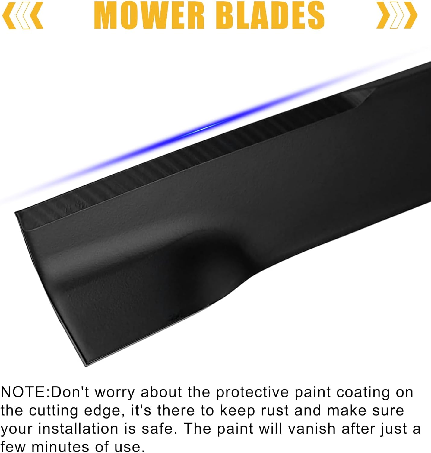 942-05052A Lawn Mower Blades Fit for MTD Cub Cadet Troy-Bilt 742-05052A RZT S50 XT1 GT50 LT50 XT2 G8200 G8300 ZS6700 Z550 T260 KH Zero Turn Mowers with 50" Deck Set of 3