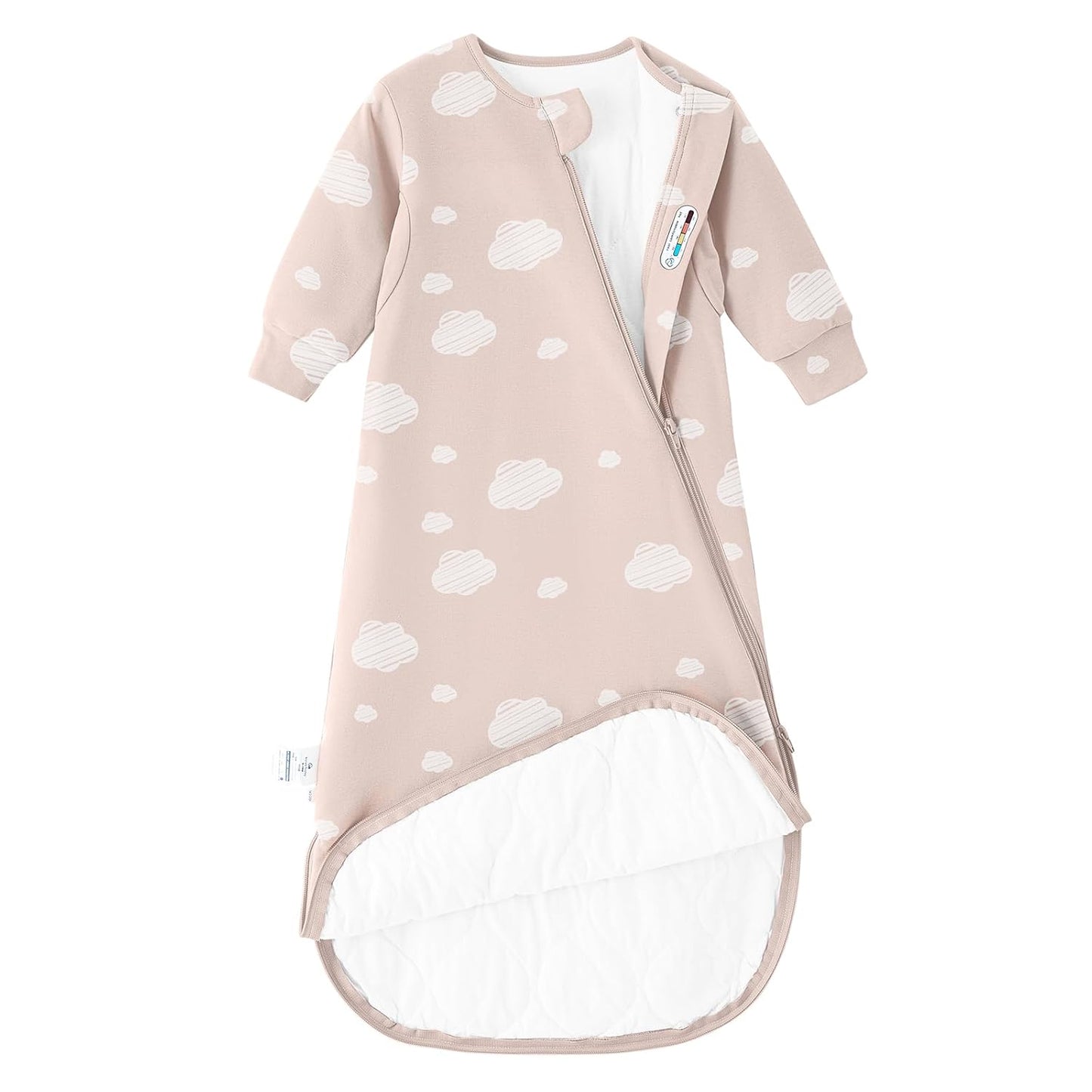 Unisex Sleeping Bag for Babies and Toddlers 1.0 Tog Sleep Sack 18-36Months, Baby Sleep Sack, Newborn Sleep Sack, Wearable Blanket Baby,One Piece with Sleeves,Gifts for Baby,Pink