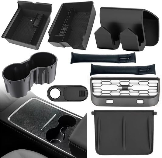 Tesla for Y ＆ 3 Accessories 2021-2023 Center Console Organizer Ultimate Accessory Kit 11PC