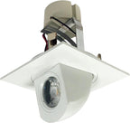 Nora Lighting NLCBC-487030XMPW/A Nora Lighting NLCBC-487030X/A Cobalt Adjustable 4" LED Adjustable Recessed Trim - 3000K - 800 Lumens - Square