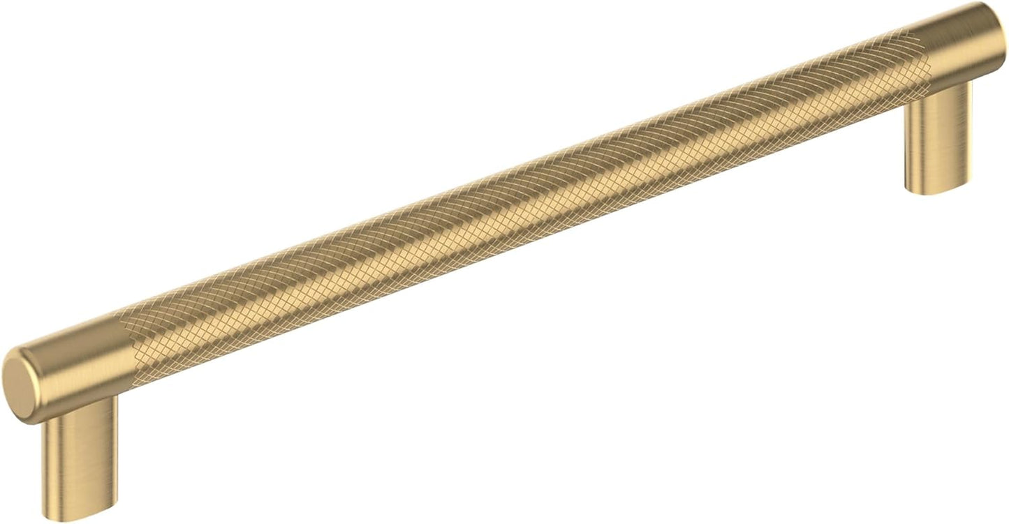 Amerock Bronx 10-1/16 inch (256mm) Center-to-Center Champagne Bronze Cabinet Pull, BP36560CZ