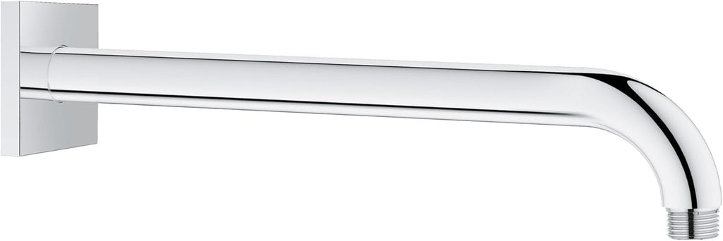 Grohe 27489000 Rainshower 12 In. Shower Arm With Square Flange, Starlight Chrome