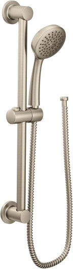 Moen Eco-Performance Brushed Nickel Detachable Handheld Shower Head with 24-Inch Slide Bar and 69-Inch Hose 3868EPBN
