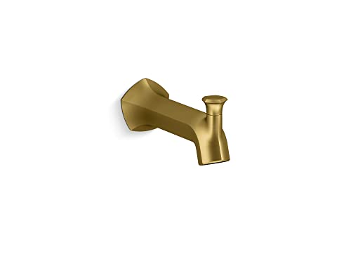 KOHLER K-27023 Occasion Wall-mount Bath Spout with Straight Design and Diverter
