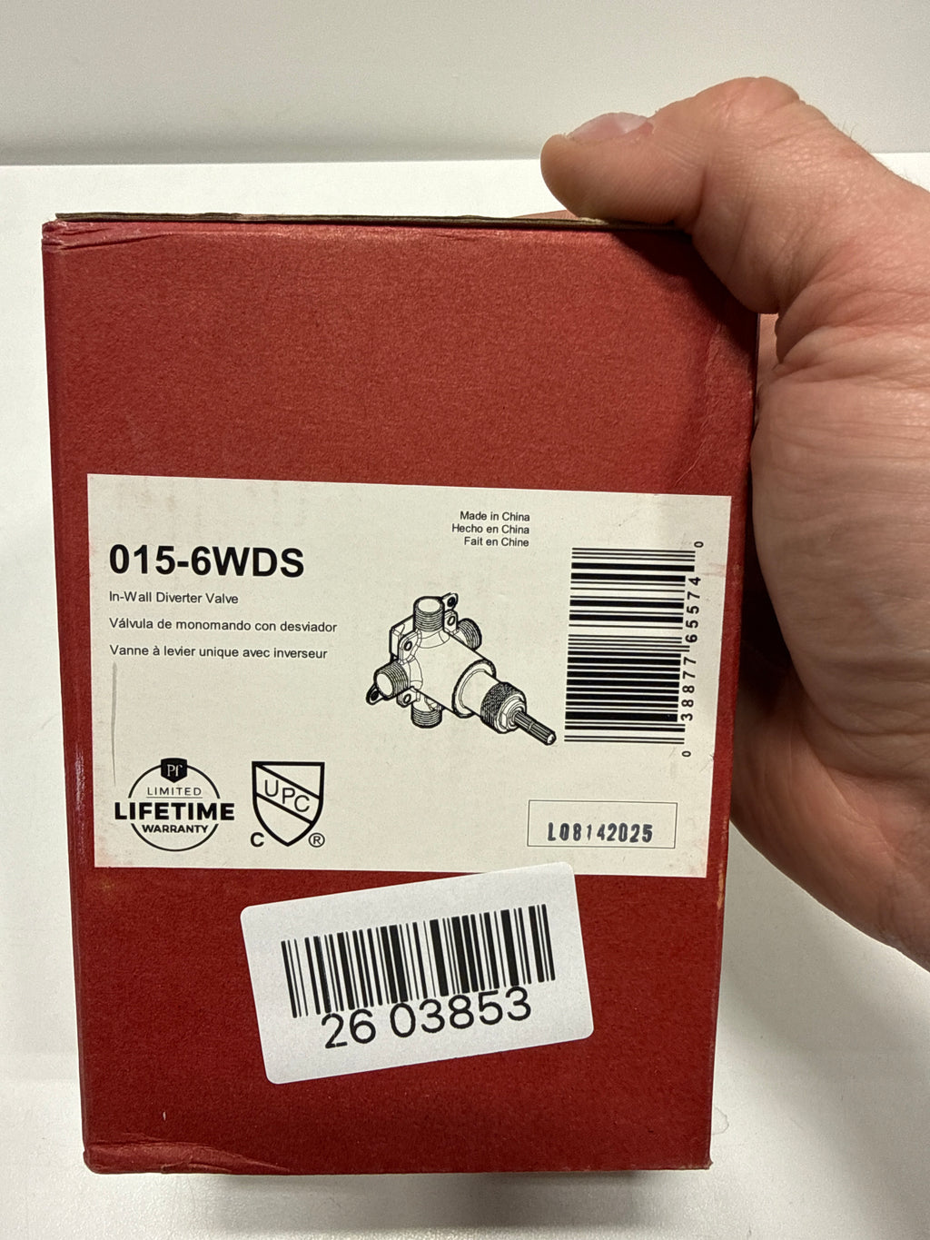 Pfister Shared 6-Way Diverter Valve