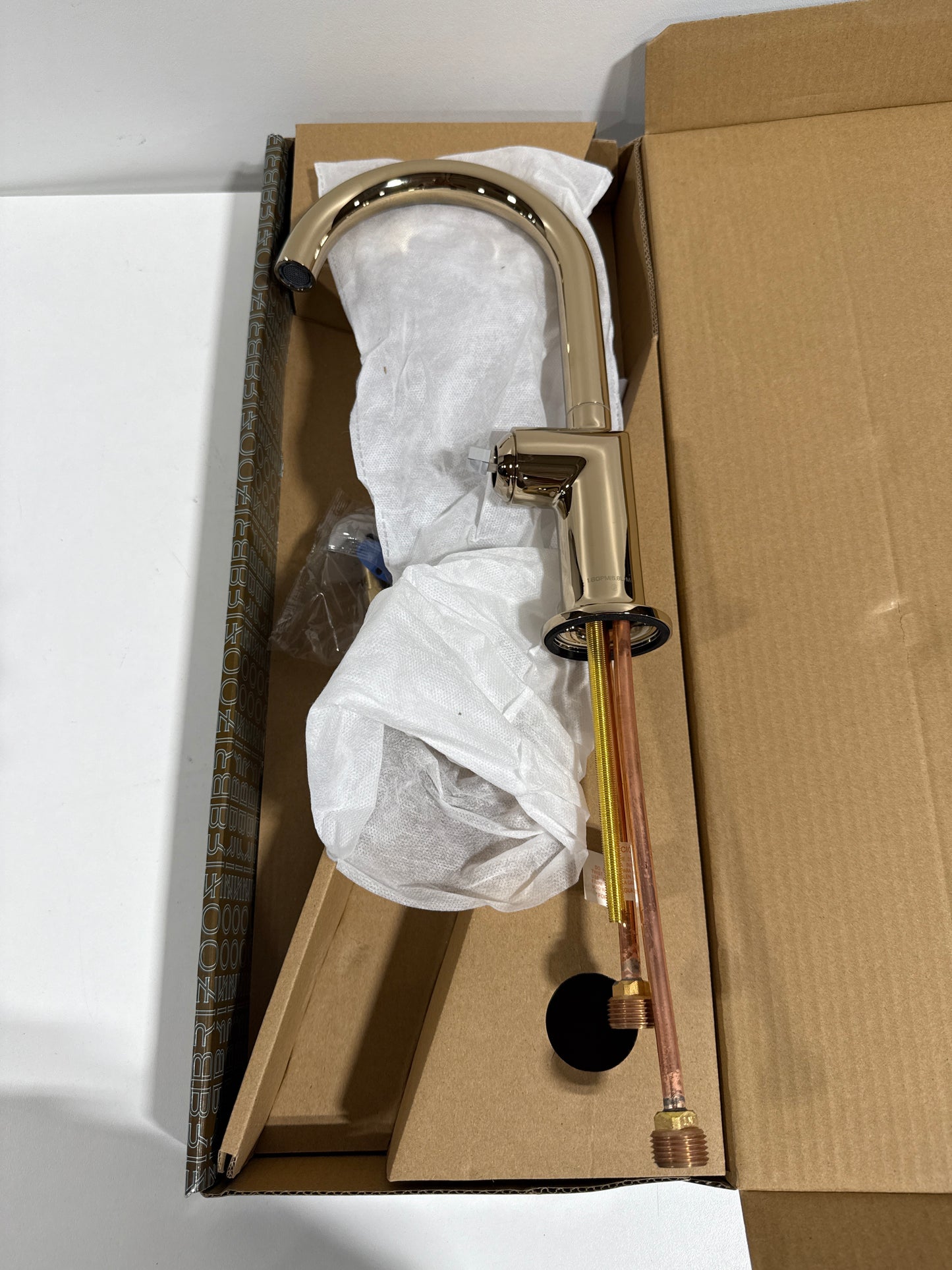 Less Handle - Brizo 61075LF-LHP Odin 1.8 GPM Single Hole Bar Faucet with Arc Spout