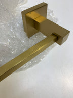Alno A8420-12 Contemporary II - 12’’ Wide Square Bar Bathroom Single Solid Brass - *Plumbing