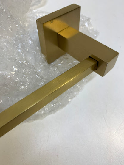 Alno A8420-12 Contemporary II - 12" Wide Square Bar Bathroom Single Solid Brass