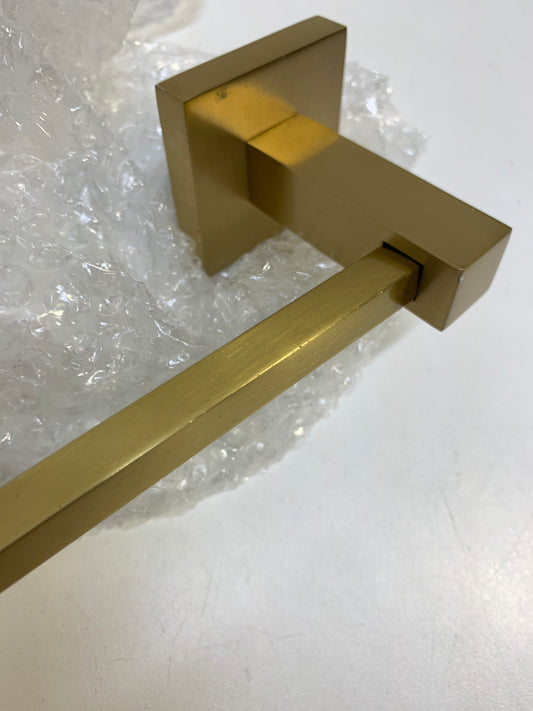 Alno A8420-12 Contemporary II - 12" Wide Square Bar Bathroom Single Solid Brass