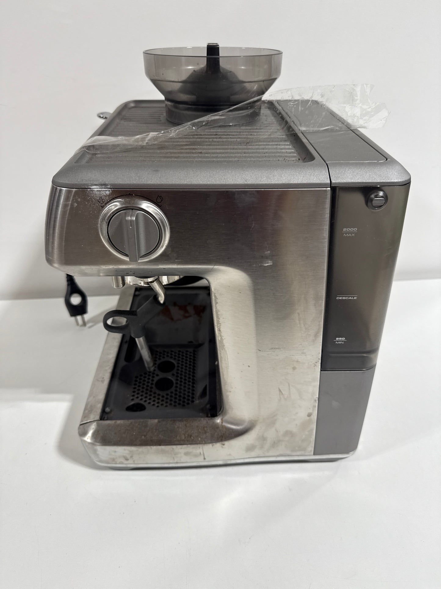 Used Breville - the Barista Express Impress Espresso Machine - Brushed Stainless Steel