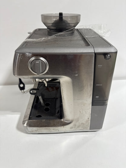 Used Breville - the Barista Express Impress Espresso Machine - Brushed Stainless Steel