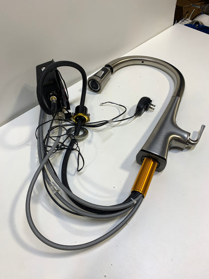 Used Kohler 22068-VS Graze Kitchen Sink Faucet, Vibrant Stainless