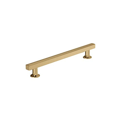 Everett 7-9/16 in. (192mm) Modern Champagne Bronze Bar Cabinet Pull