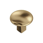 6 x Amerock BP55362 Riva 1-1/4 Inch Oval Cabinet Knob Champagne Bronze Cabinet Hardware Knobs Oval