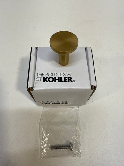 Purist Cabinet Knob Vibrant Brushed Bronze