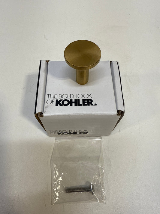 Purist Cabinet Knob Vibrant Brushed Bronze