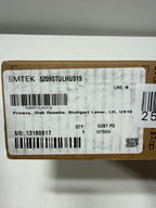 EMTEK Disk Rosette Privacy Set with Matching Finish Stuttgart Lever - Choice of Left/Right Handing and 7 Finishes