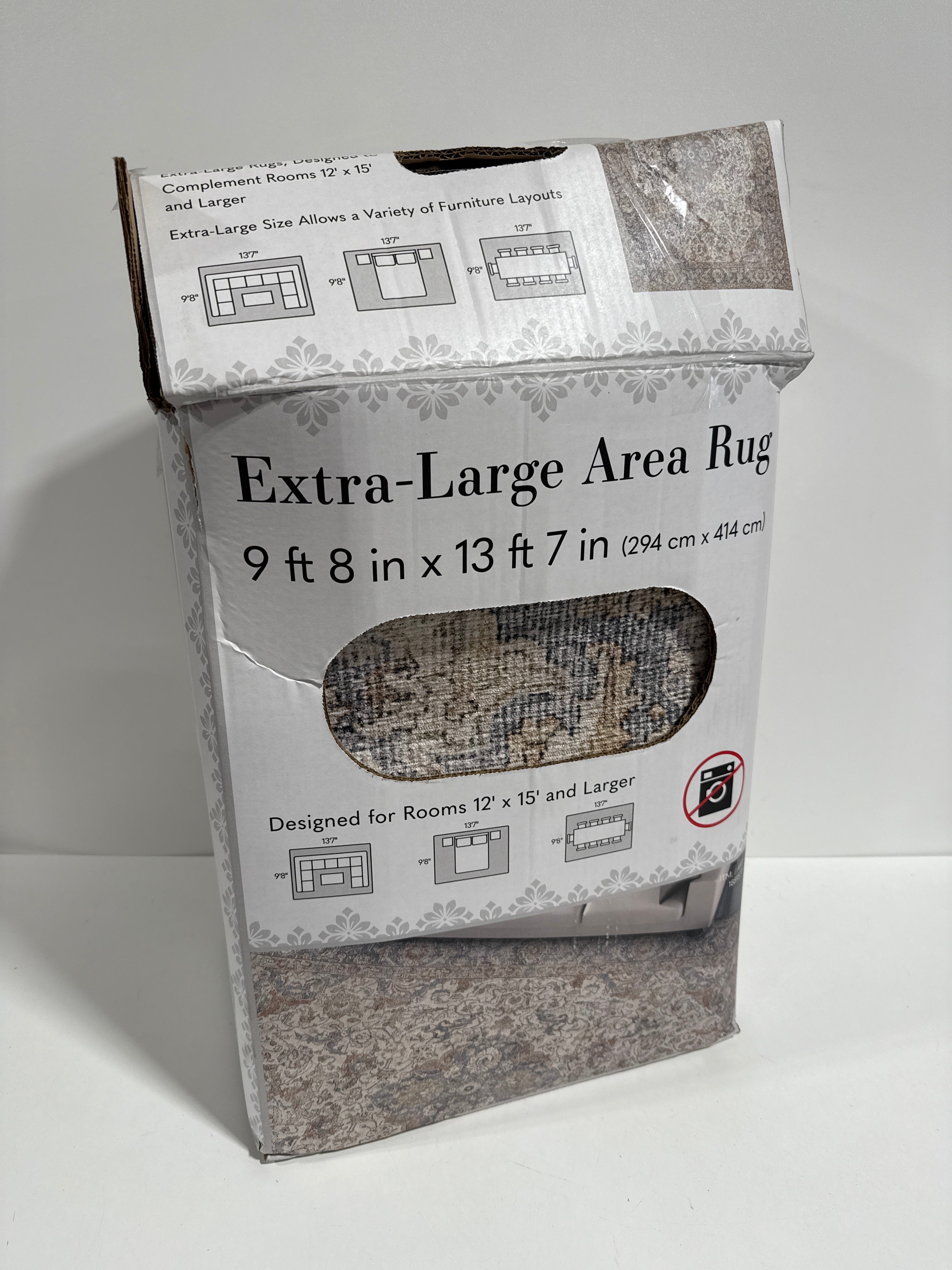 Kirkland Extra Large Area Rug 9’ 8’’ x 13’ 7’’ - *Rugs
