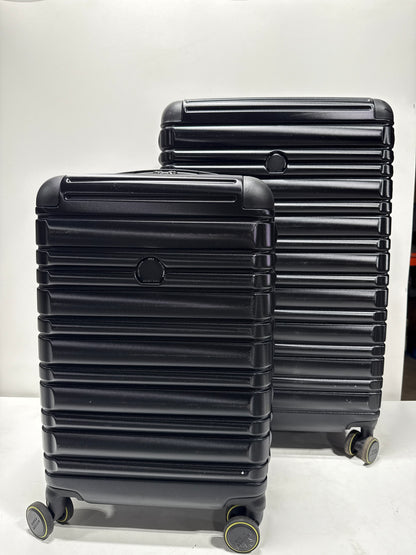 Lightly Used Delsey Paris 2-piece Hardside Luggage Set - Black
