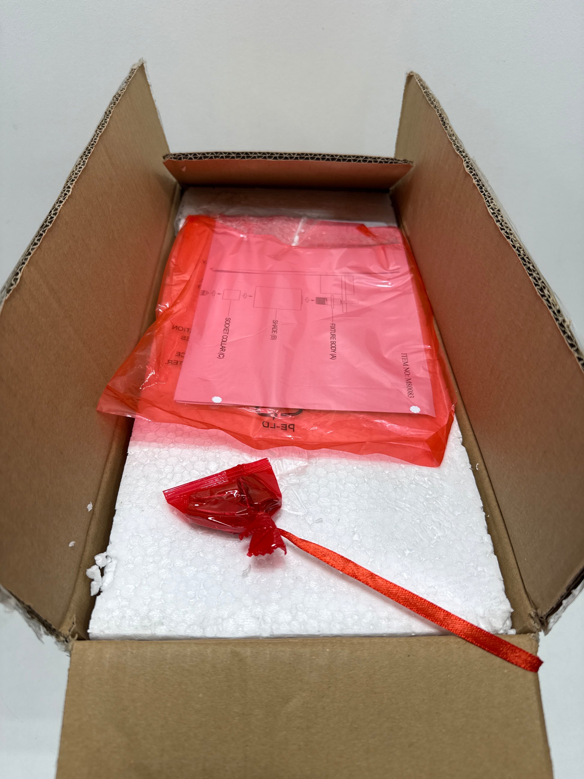 Meridian M80083MBK Modern White Strie Glass Bathroom Vanity Wall Light 2-Light 120 Total Watts 10’’ H x 14’’ W Matte