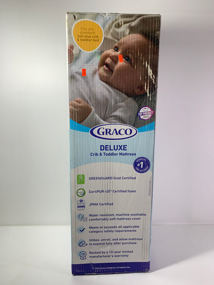 Graco Deluxe Foam Crib and Toddler Mattress