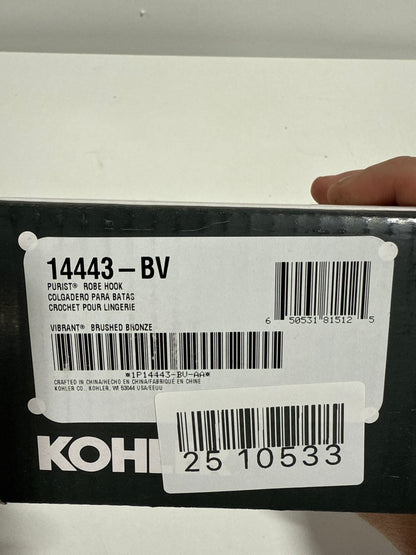 KOHLER Purist Robe Hook