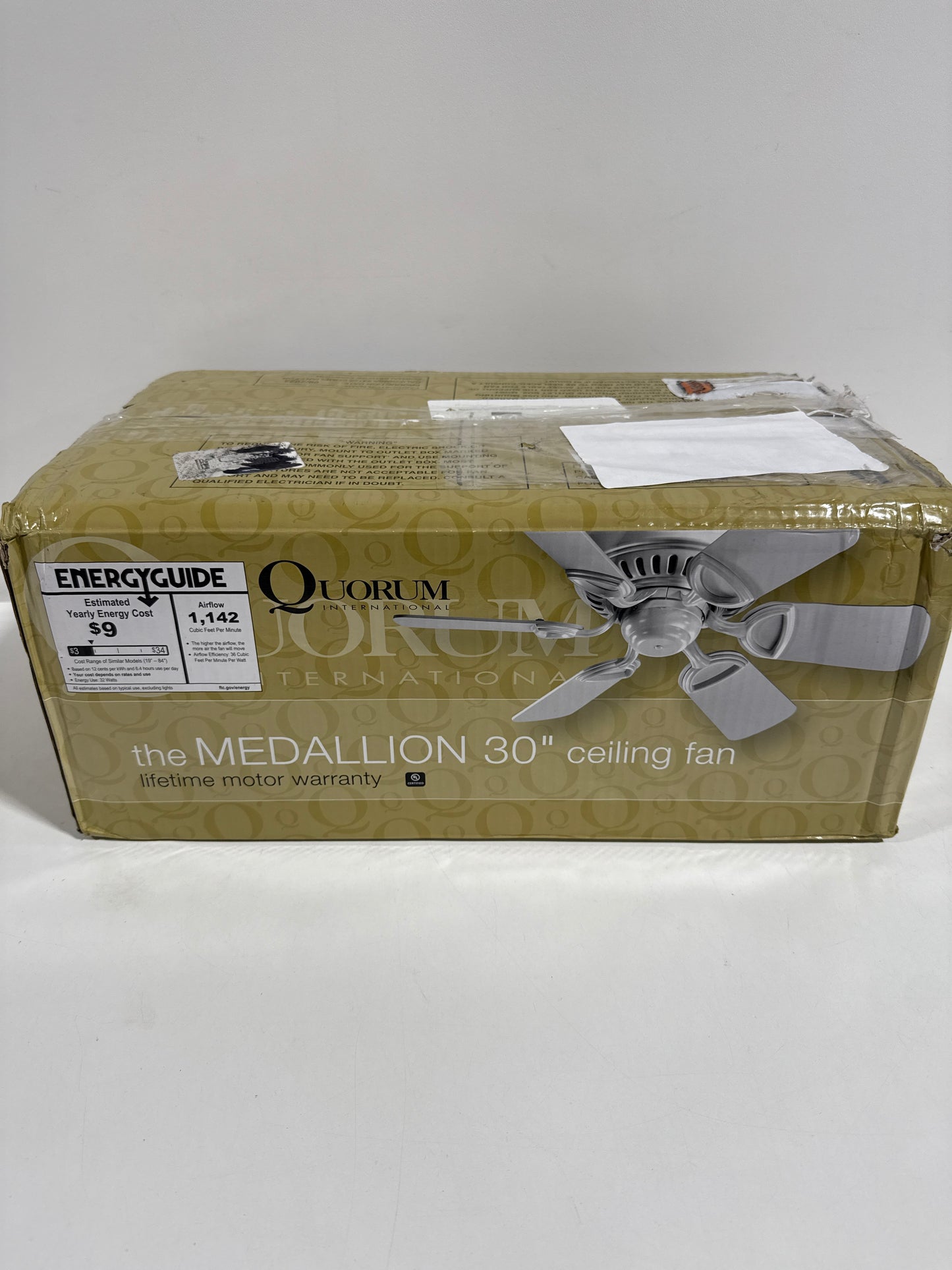 Quorum International Q51306 Indoor Ceiling Fan from the Medallion 30 Collection
