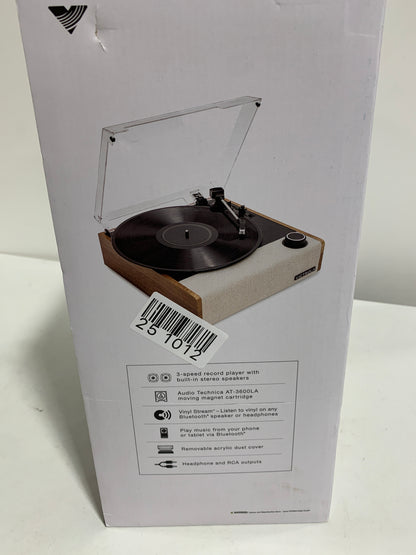 Victrola Eastwood Ii Bluetooth Record Player with 3 Speed Turntable, One Size, Brown