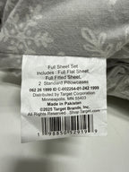 Full Christmas Flannel Sheet Set Gray Snowflake - Wondershop - *Bedding