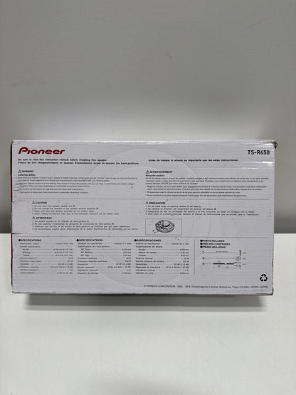 Pioneer - 6.5" - 3-way, 300 W Max Power, Coaxial Speakers (pair) - Black