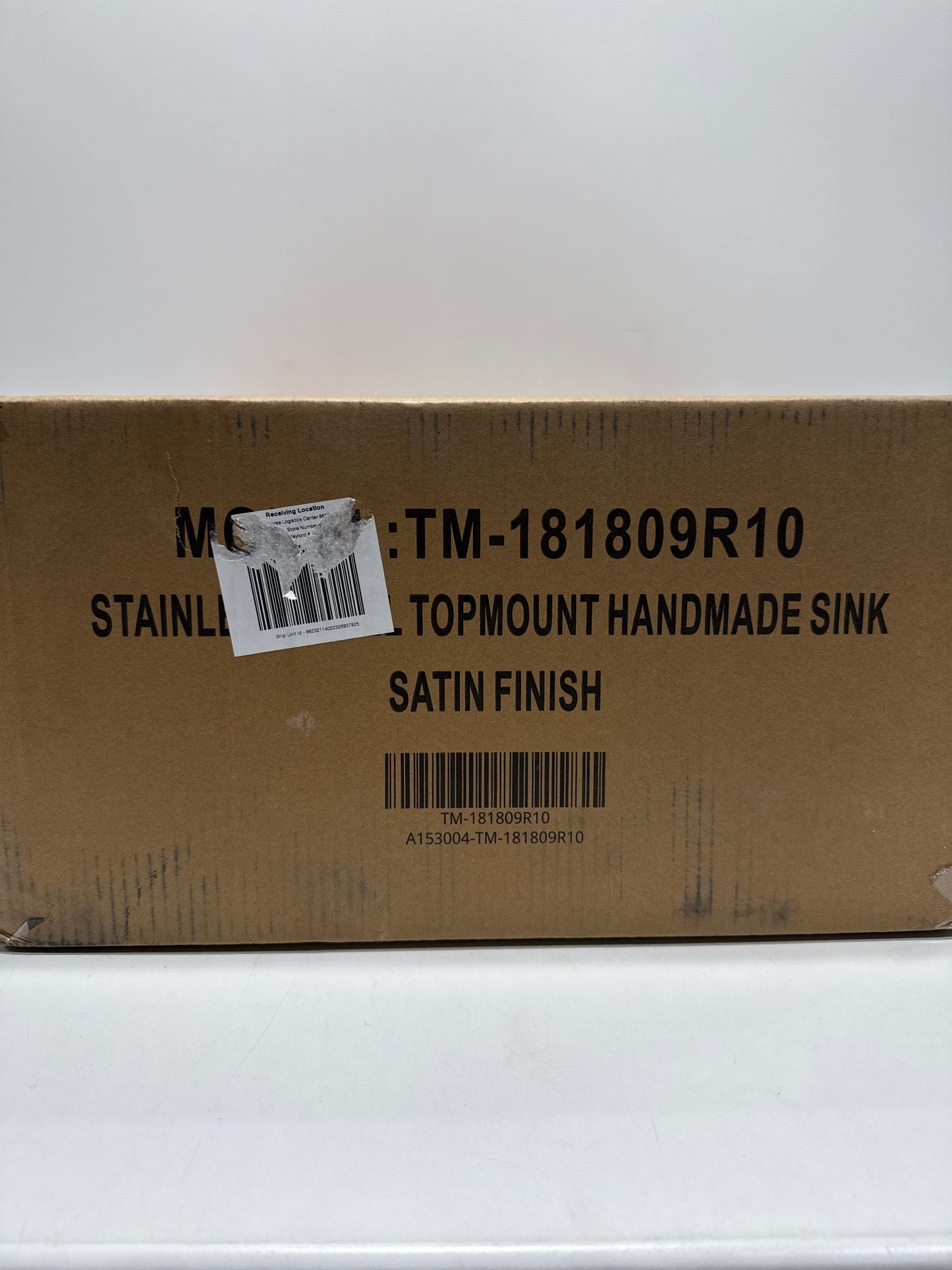 Attop Handmade Stainless Steel 18 in. Single Bowl Top Mount Scratch-Resistant Nano Drop-in Kitchen Sink with Strainer