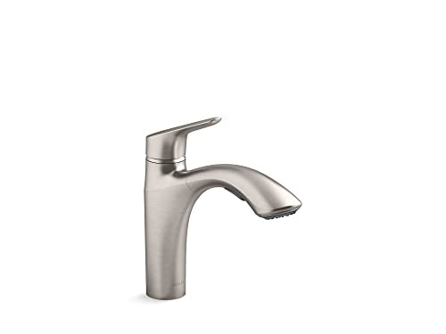 Used KOHLER K-30468 Rival Pull-out Kitchen Sink Faucet with Two-function Sprayhead