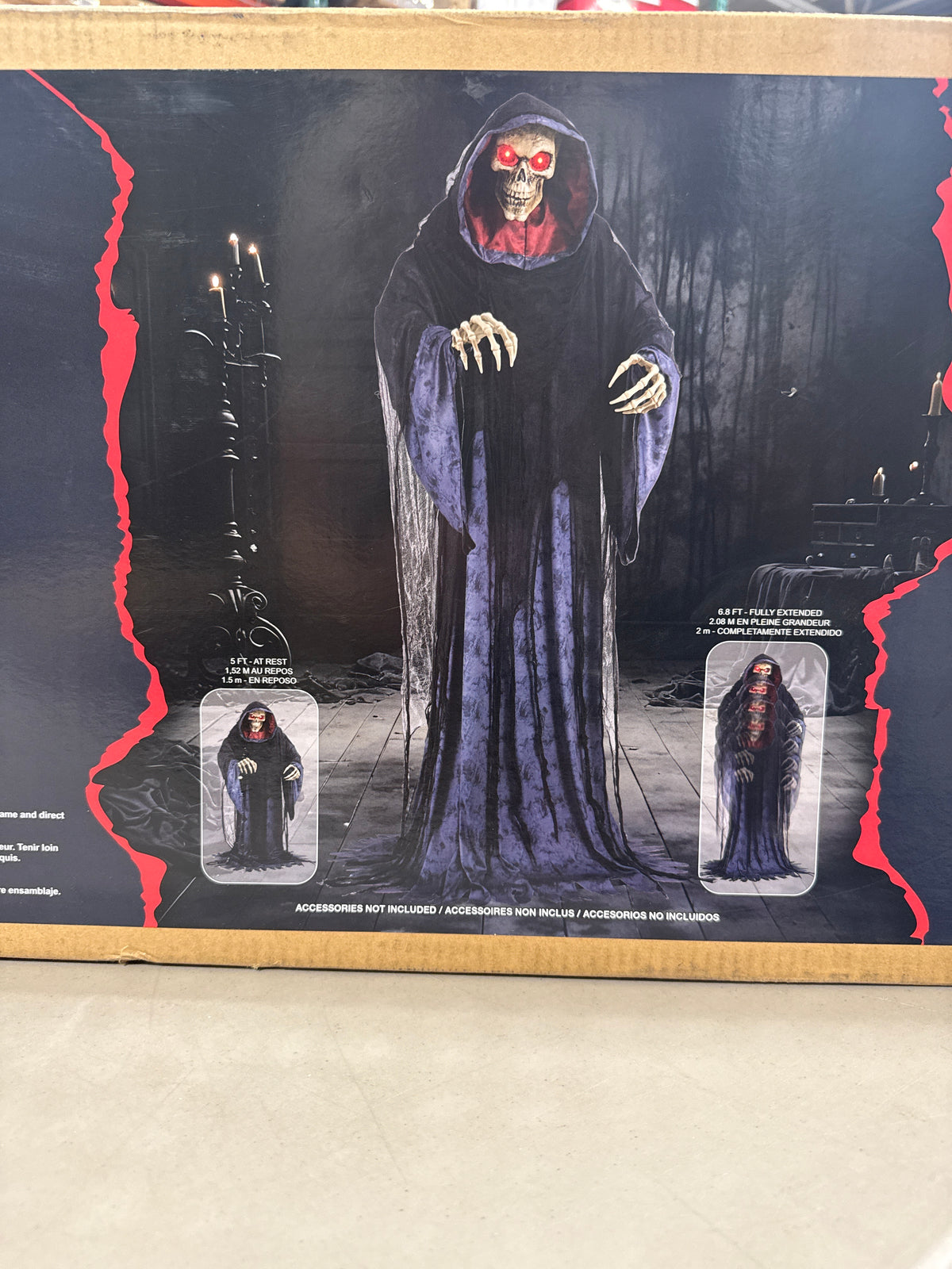Kirkland 5' - 6.8' Animated Rise Up Reaper