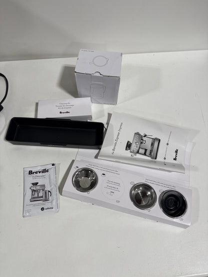 Used Breville - the Barista Express Impress Espresso Machine - Brushed Stainless Steel