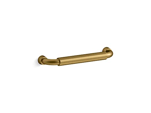 Tone 5 in. (127 Mm) Center-to-Center Vibrant Brushed Moderne Brass Bar Pull